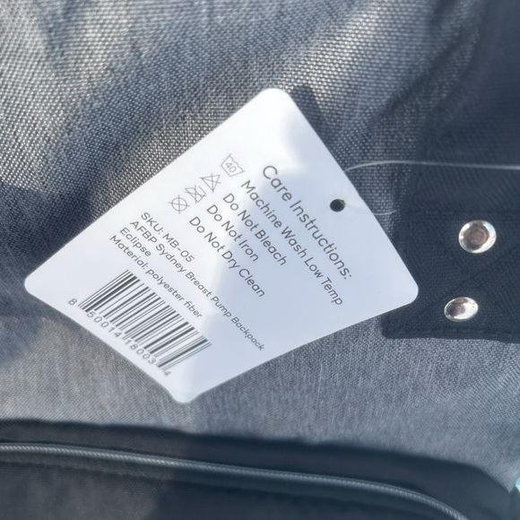 Stylish Gray and Black Backpack for women’s maternity NWT - Picture 3 of 4